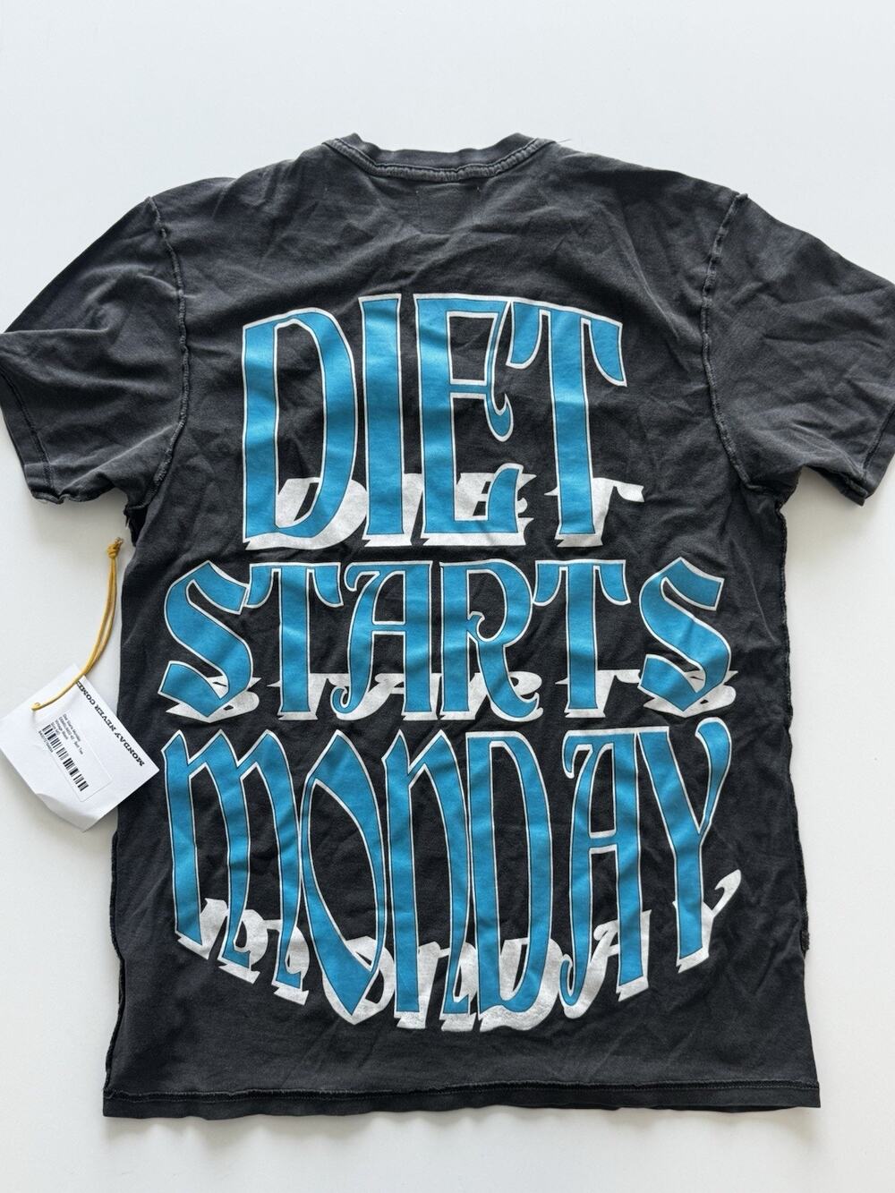 Diet Starts Monday Bolt Tee Mens Vintage Black M